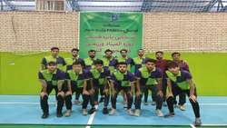 کسب مقام نائب قهرمانی تیم فوتسال دانشجویان پسر